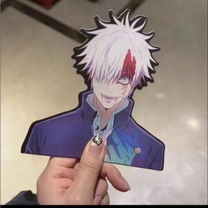 3D Color Changing Anime Character Sticker - Gojo jujitsu kaisen
